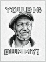Sanford  &quot;You Big Dummy&quot; Metal Sign - $735.21 MXN