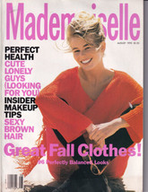 Mademoiselle Magazine, August, 1990, Princess Stephanie, Paris Fashions No Label - £3.15 GBP
