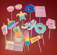 VSCO Girls Cupcake Toppers Decoration - £12.05 GBP