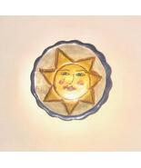 Mini Mexican Bowl Talavera Pottery Sun Face - $25.00