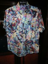 robert graham mens short sleeve medium shirt image 3