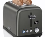 Toaster , Stainless Steel Bread Toaster With Lcd Display, 7 Bread Shade ... - £44.77 GBP