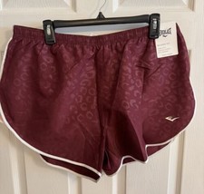 Everlast Activewear Shorts Womens XL Purple Lined Drawstring 33x3.5 - $14.84