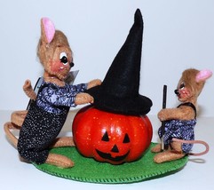 Nwt Annalee 5&quot; Pumpkin Painting Pals #310119 Halloween Mice JACK-O-LANTERN Witch - £27.36 GBP