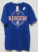 NHL Reebok New York Rangers Stanley Cup Playoffs 2013 T-Shirt Size Med B... - £11.73 GBP