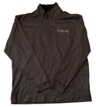 Port Authority Men&#39;s Jacket Fidelity Investments Logo Gray Quarter Zip Size XL - £37.30 GBP