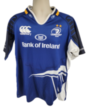 Leinster Rugby Canterbury Blue Bank Of Ireland Jersey Shirt Size Large - £45.70 GBP