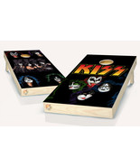 Rock n Roll Cornhole Board Vinyl Wrap Laminated Sticker Set Decal - £42.36 GBP