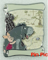 Disney Eeyore and Piglet Map Scroll Winnie the Pooh Pals Pin - £12.42 GBP