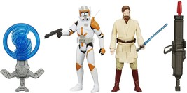 Star Wars Revenge of Sith 2-Pack Desert Mission Obi-Wan Kenobi &amp; Commander Cody - £32.06 GBP