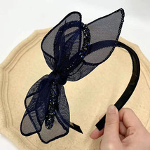 Fashionable Mesh Butterfly Bow Headband - £3.93 GBP