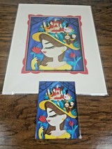 Disney Beauty and The Beast Art Print 14 X 18 And Post Card Belle Chip Cogsworth - £23.85 GBP