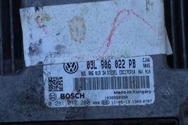 VW Passat tdi Diesel Module Computer ECM ECU PCM 03L-906-022-PB image 4