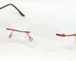 Paco Rabanne XS-813 942 RED CANDY RARE EYEGLASSES GLASSES RIMLESS 50-18-... - $76.57