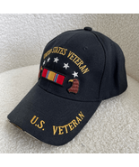 United States USA Veteran Heavily Embroidered Adjustable Ball Cap Baseba... - $375.67 MXN