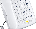 Desktop Phone Quick Dial Memory Large Jumbo Buttons Elderly Loud For Sen... - $30.99