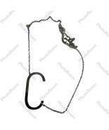Vintage Sterling Silver 925 C Letter Pendant - $51.43