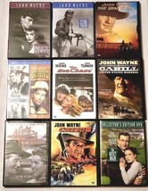 A Lady Takes A Chance, Flying Tigers, The Searchers... John Wayne 9 DVD Movies - £21.27 GBP