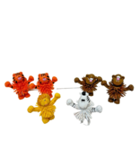 Vintage Lot 6 Koosh Toy Rubber Zoo Animal Action Figures Tiger Lion Bear... - $14.92