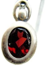 3D Red Charm Pendant Sterling Silver 925 Vintage - £27.37 GBP