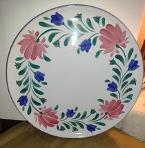 Village Pottery handpainted Viranda pattern platter - $26.49