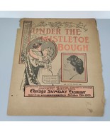 Vtg 1907 Under The Mistletoe Bough Oliver Collins Sheet Music - £14.01 GBP