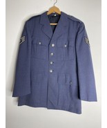 Barrister Corporation Wool 39R Jacket Military Air Force Tropical Blue A... - $34.75