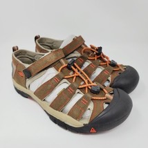 KEEN Hiking Sandals Youth Size 7 EU 39 Newport H2 Waterproof 1018270 Brown - £25.55 GBP