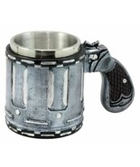 Ebros Western Revolver Gun Pistol Barrel Case Stein Tankard Coffee Cup 6... - £22.80 GBP