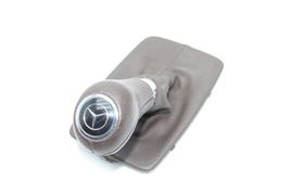 08-11 MERCEDES-BENZ C300 A/T SHIFT KNOB W/ SHIFTER BOOT BROWN Q7557 image 3