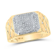 Authenticity Guarantee

10kt Yellow Gold Mens Round Diamond Cluster Ring 1/2 ... - £776.83 GBP