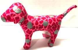 Victoria's Secret Pink Leopard & Silver Dots 7" Plush Dog Figure - £7.91 GBP