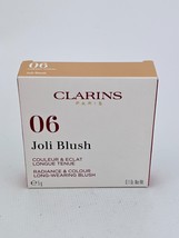 Clarins Joli Blush Radiance Color Long Wear Blush 06 Cheeky Coral 0.1 oz - $19.95