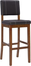 Linon Home Decor Milano Bar Stool, 30-Inch - £73.53 GBP