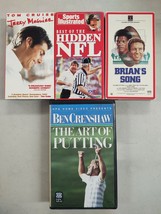 Lot of 4 VHS Jerry Maguire Brians Song Best Of The Hidden NFL The Art Of... - £11.67 GBP