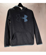 Under Armour Coldgear Blue Loose Logo Hoodie Youth Large YLG Boy Girl - $35.20 CAD