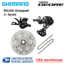 New SHIMANO Deore M5100 11 speed Drivetrain Groupset 42T/51T MTB - £106.62 GBP+