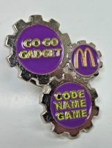 Mcdonalds Go Go Gadget Code Name Game Purple Gears Cogs Lapel Pin Collec... - $7.02 CAD