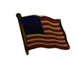 High Quality American Waving Flag Lapel Pins - Patriotic USA - £7.86 GBP