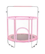 55&quot; Trampoline for Kids Mini Toddler Trampoline with Net Indoor Outdoor - $2,877.26 MXN