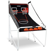 VEVOR Foldable Basketball Arcade Game, 2 Player Indoor Basketball Game, Home Dua - £143.03 GBP