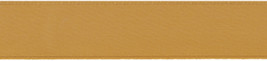 Offray Single Face Satin Ribbon 5/8&quot;X18&#39; Old Gold - £8.94 GBP