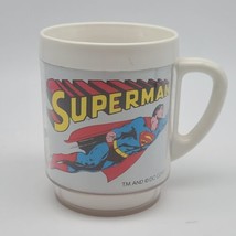 Vintage 1978 DC Comics In. Superman The Movie Plastic Mug Cup Christoper Reeves - £8.50 GBP