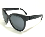 CHANEL Sunglasses 5315 c.501/26 Polished Black Cat Eye Frames with Black... - £186.72 GBP