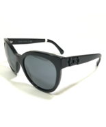 CHANEL Sunglasses 5315 c.501/26 Polished Black Cat Eye Frames with Black... - £187.12 GBP