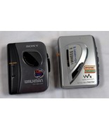 2 Sony Walkman Cassette Players WM-FX197 WM-EX122 For Parts or Repair - £42.77 GBP