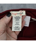 Imagenation Jumpsuit Womens L Red Plain Long Sleeve Scoop Neck Outwear - £23.65 GBP
