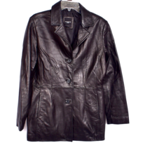 Cole Brook &amp; Co. Leather Dress Coat Size Medium Women&#39;s  - £34.26 GBP