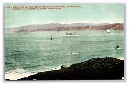 Cruiser California at Golden Gate Lands End San Francisco CA UNP DB Postcard V10 - £3.85 GBP