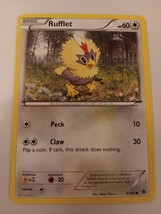 Pokemon 2011 Black & White Emerging Powers Rufflet 87/98 Single Trading Card NM - $11.99